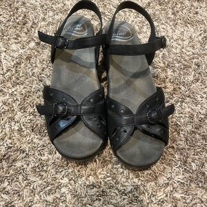 Dansko Black Sandals